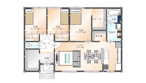 長方形 家|【20坪台】長方形の平屋間取り図34選！｜ヒラヤスタイ